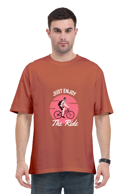 Men Rider Oversized Classic T Shirt  - just enjoy
