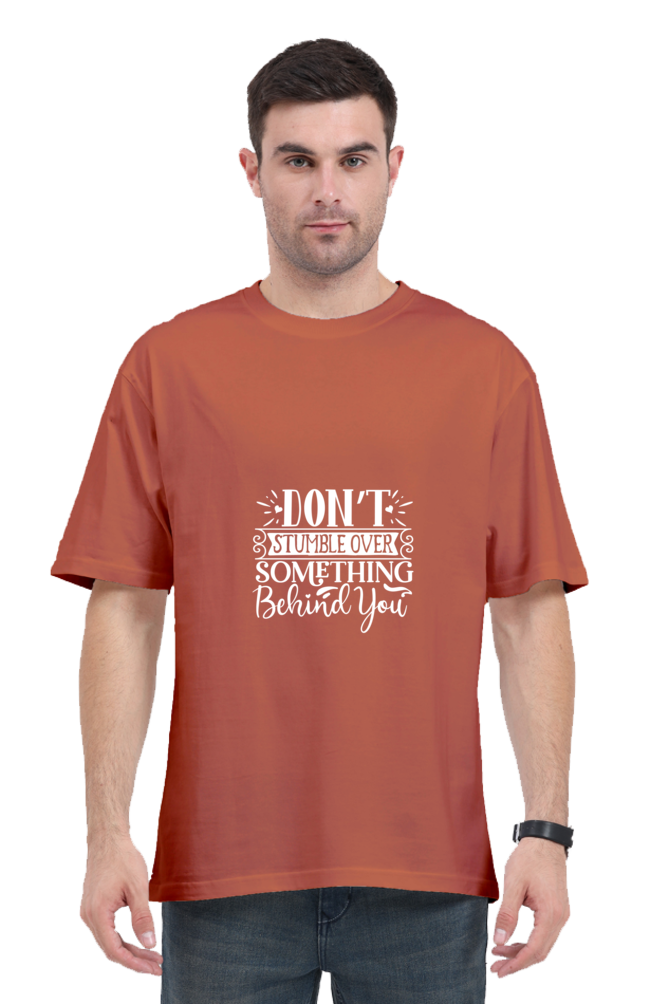 Men Motivational Oversized Classic T Shirt  - Stumble