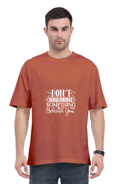 Men Motivational Oversized Classic T Shirt  - Stumble
