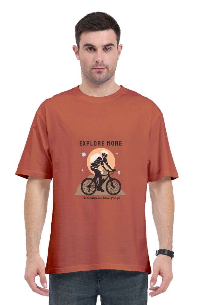 Men Rider Oversized Classic T Shirt  - explore