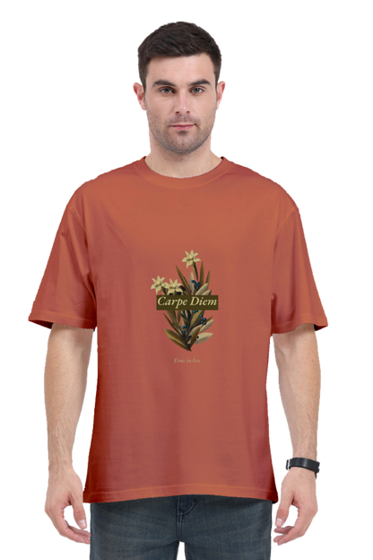 Men Motivational Oversized Classic T Shirt  - Diem
