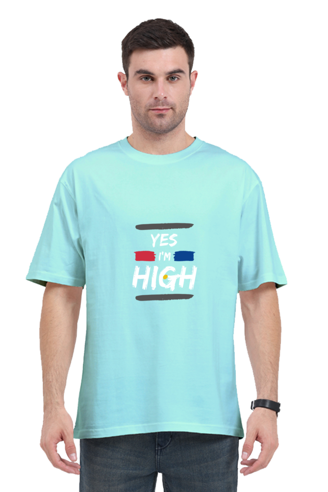 Round Neck Half-Sleeves - I'M High T-Shirt