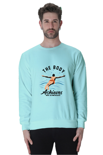 Men Swimming Sweatshirt - Achieves