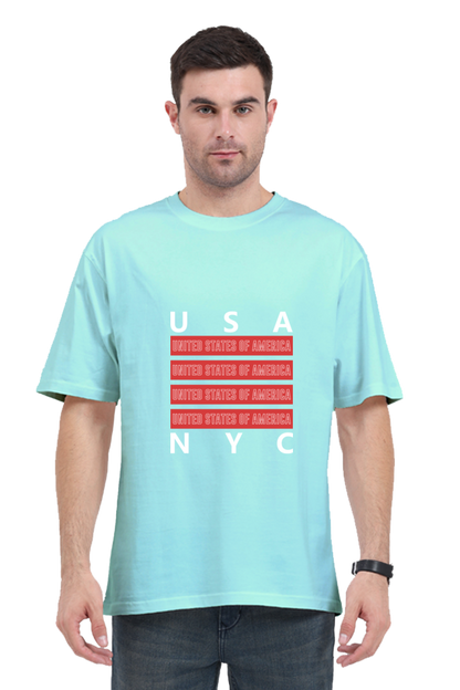 Urban Unisex Cotton Round Neck T-shirt - NYC