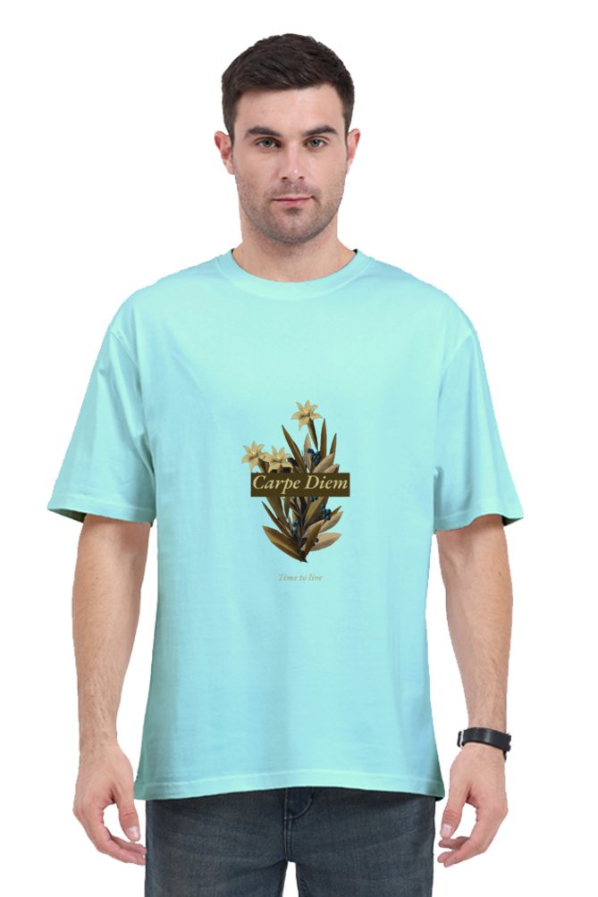 Men Motivational Oversized Classic T Shirt  - Diem