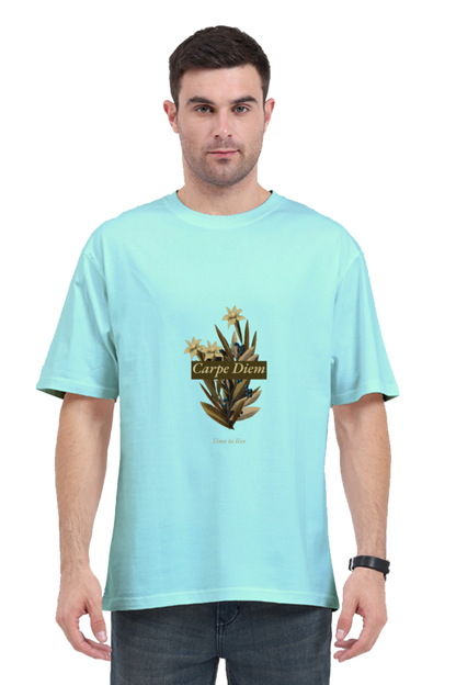 Men Motivational Oversized Classic T Shirt  - Diem