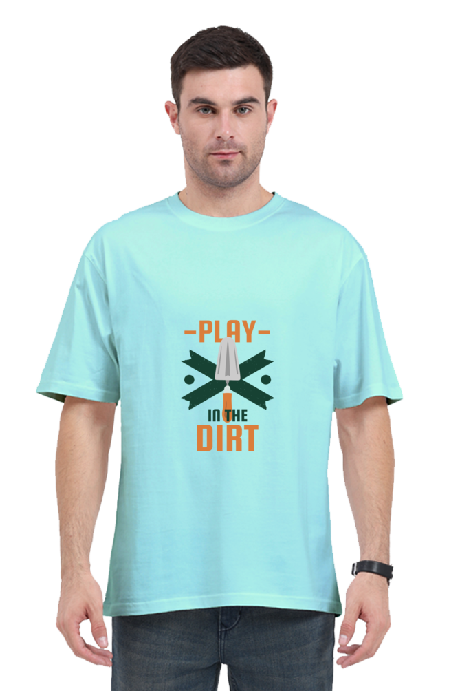 Men Gardening Oversized Classic T Shirt  -  dirt