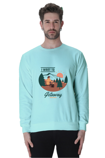 Men Adventure Sweatshirt - get away