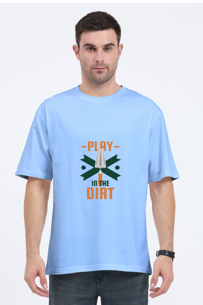 Men Gardening Oversized Classic T Shirt  -  dirt