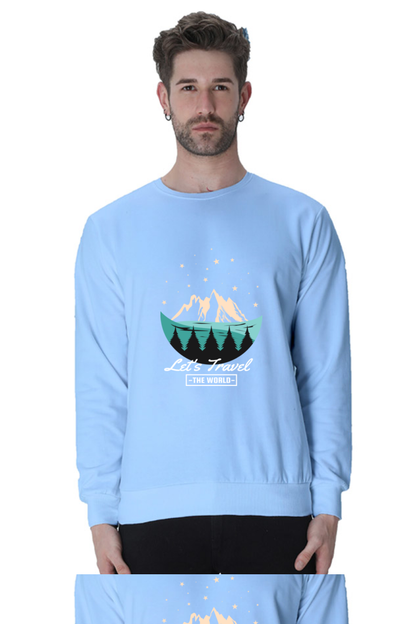 Men Adventure Sweatshirt - let's travel