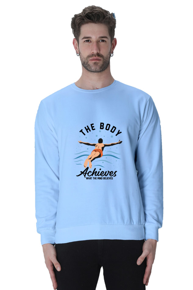 Men Swimming Sweatshirt - Achieves