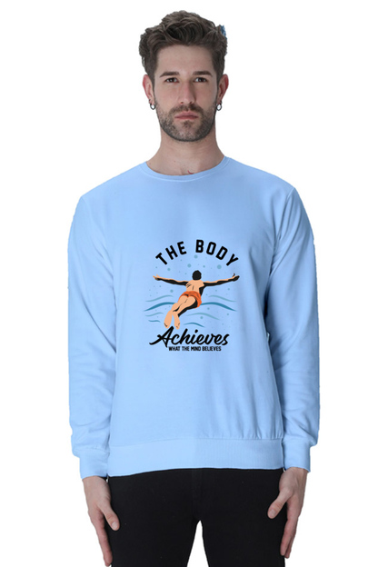 Men Swimming Sweatshirt - Achieves