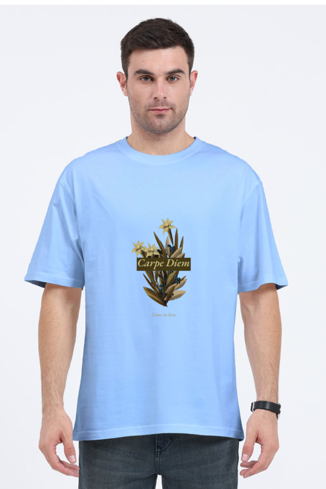 Men Motivational Oversized Classic T Shirt  - Diem
