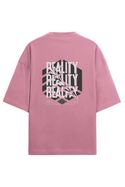 Women Terry Oversized T Shirt Reality