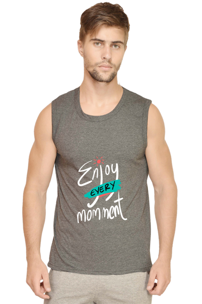 Men’s Summer Gym Vest - Enjoy Moment