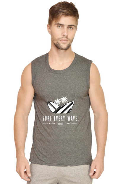 Men’s Summer Gym Vest - Surf Wave
