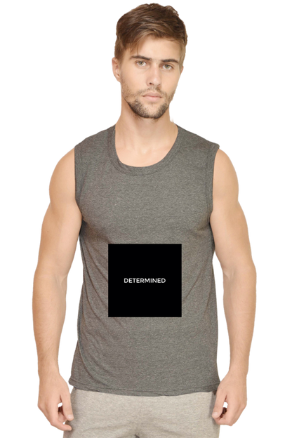 Men’s Minimalistic Gym Vest - Determined