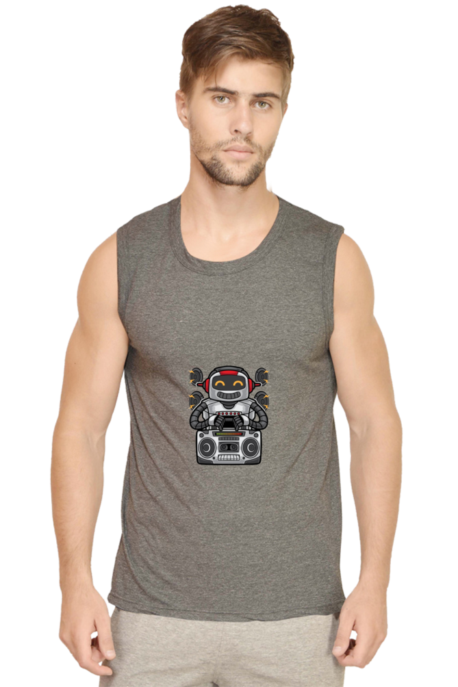 Men’s Dance Gym Vest - radio hip-hop