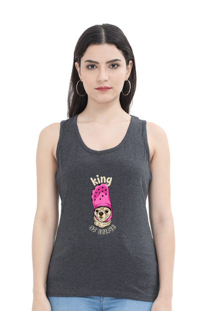 Women Funny & Queen SVG Tank Top -  Selfie