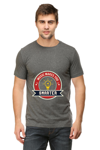 Music Unisex Cotton Round Neck T-shirt - Smarter