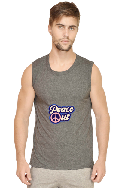 Men’s Gym Vest- Peace Out