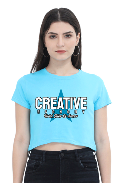 Women's Crop Top - Creative