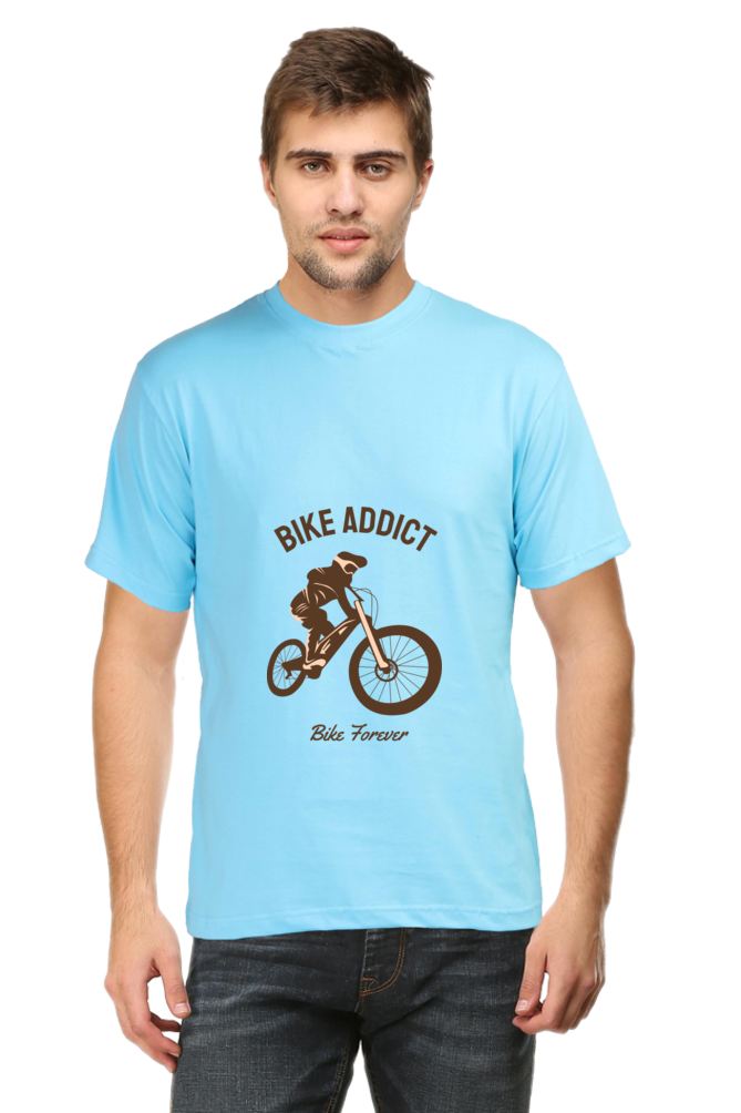 Men's BMX Cotton Round Neck T-Shirt - addict