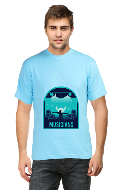 Music Unisex Cotton Round Neck T-shirt - Musicians