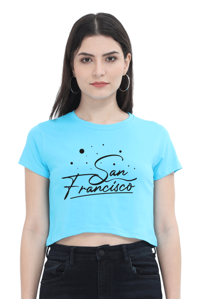 Women's Crop Top - San Francisco
