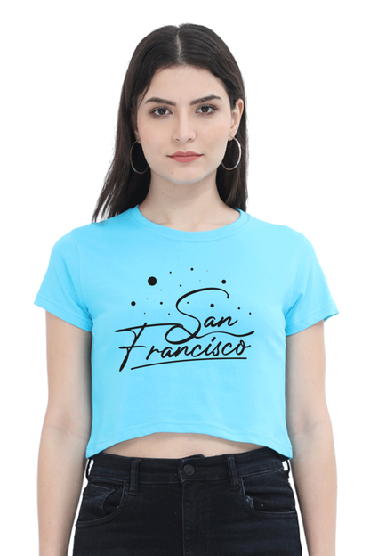 Women's Crop Top - San Francisco