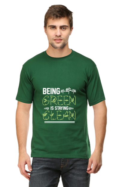 Men's Gardening Cotton Round Neck T-Shirt - clean