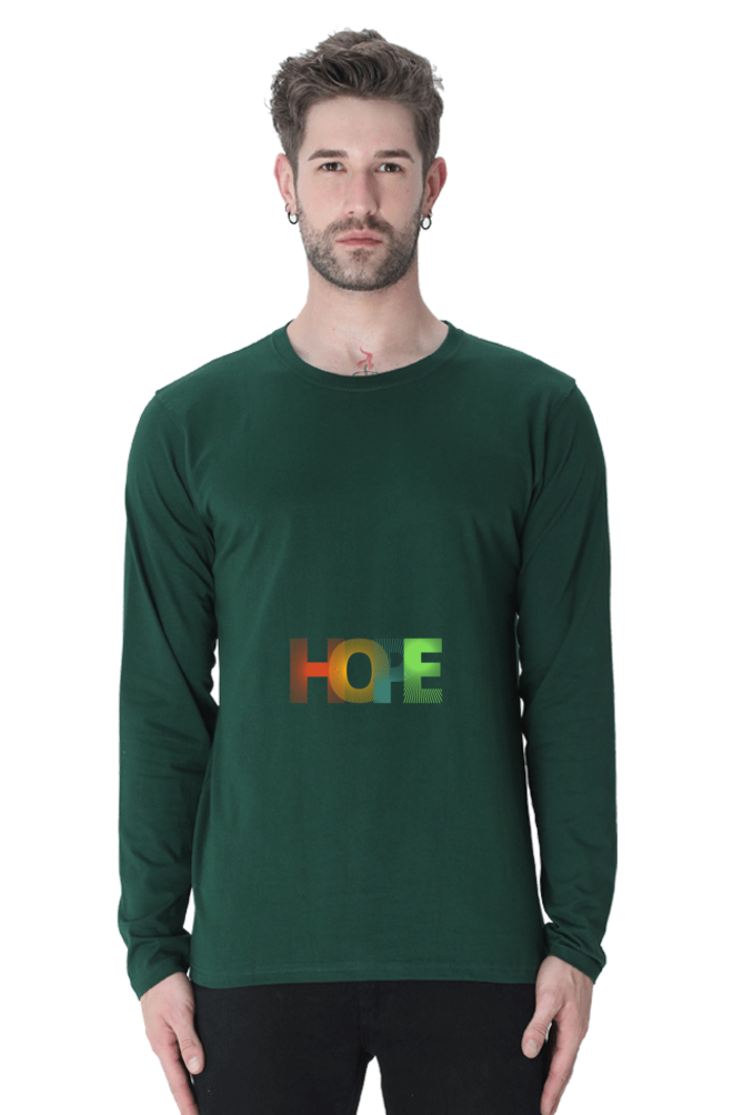 Men’s  Minimalistic Full Sleeve - T Shirt - Hope
