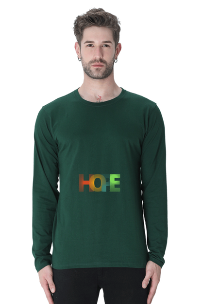 Men’s  Minimalistic Full Sleeve - T Shirt - Hope