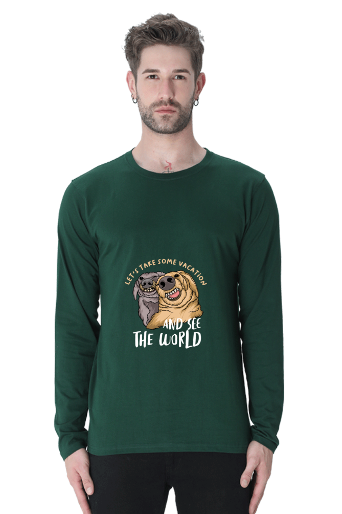 Men’s  Funny & Queen SVG Full Sleeve - T Shirt - vacation