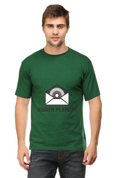 Music Unisex Cotton Round Neck T-shirt - Hidden Playlist
