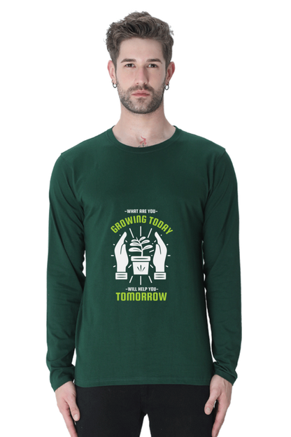 Men's Gardening Full sleeve T-Shirt - growing