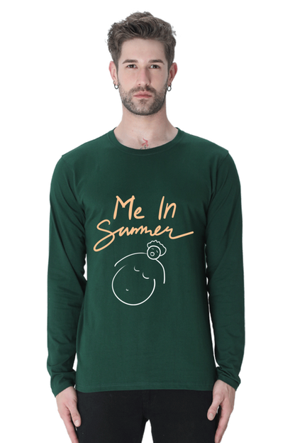 Men’s  Summer Full Sleeve - T Shirt - Me In Summer