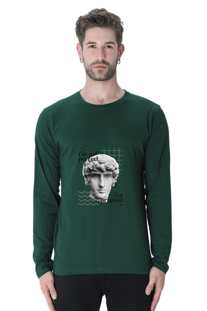 Round Neck Half-Sleeves - not perfect but original - T-Shirt