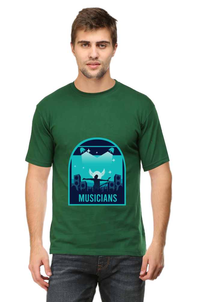 Music Unisex Cotton Round Neck T-shirt - Musicians