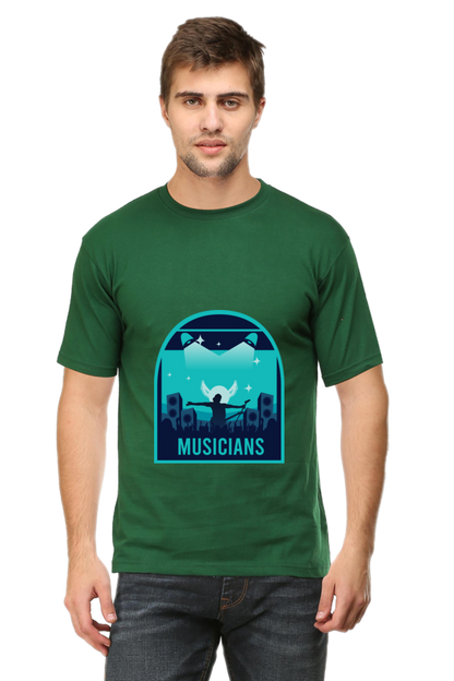Music Unisex Cotton Round Neck T-shirt - Musicians