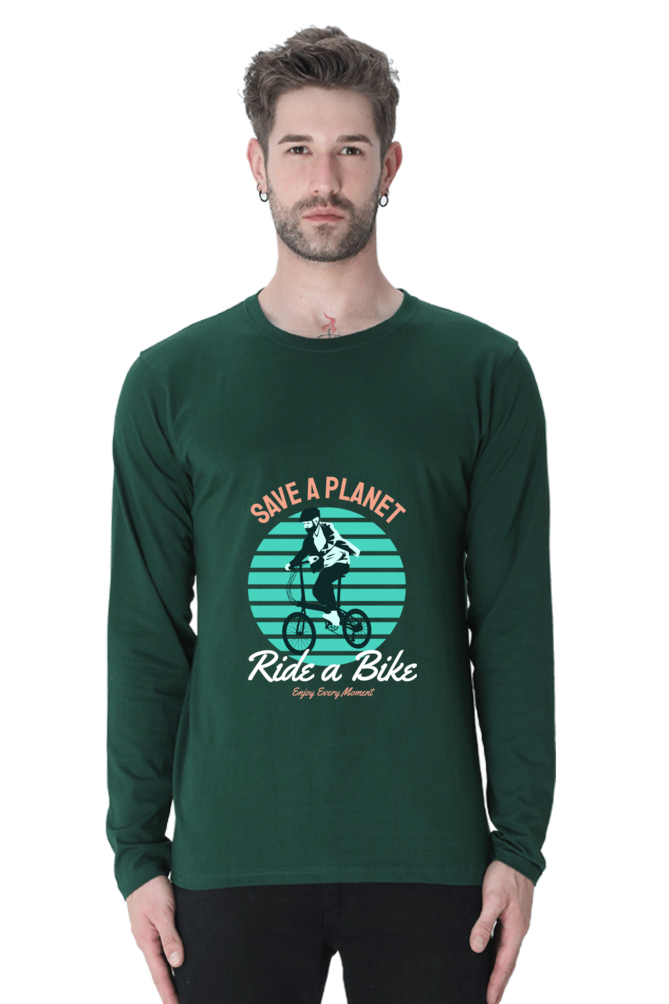 Men’s  BMX Full Sleeve - T Shirt - ride bike