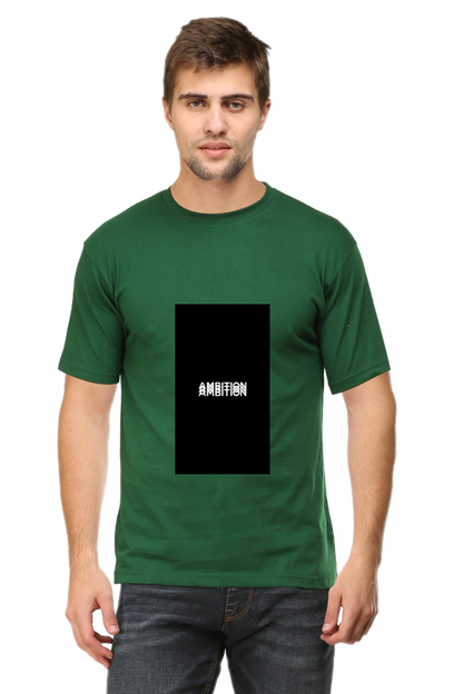 Men's Round Neck Minimalistic T-Shirt - Ambition