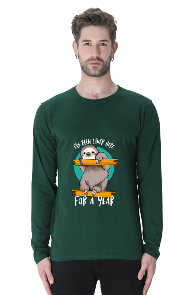 Men’s  Funny & Queen SVG Full Sleeve - T Shirt - stuck