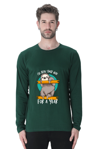 Men’s  Funny & Queen SVG Full Sleeve - T Shirt - stuck