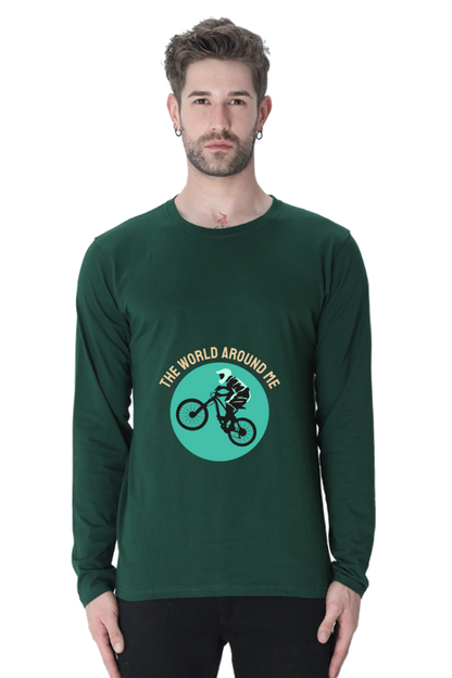 Men's BMX Full sleeve T-Shirt - world