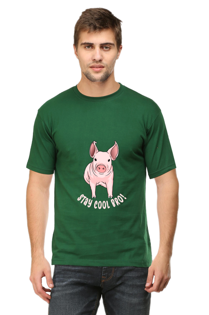 Men's Funny & Queen SVG Round Neck T-Shirt - cool