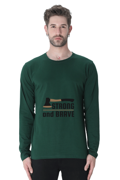 Men’s  Adventure Full Sleeve - T Shirt - brave