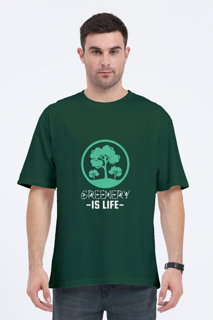 Men Gardening Oversized Classic T Shirt  - greenery