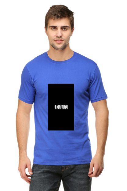 Men's Round Neck Minimalistic T-Shirt - Ambition