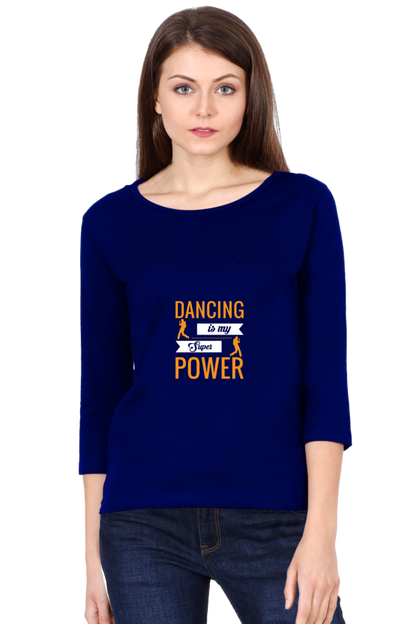 Women’s Full Sleeves Dance T-Shirts - power